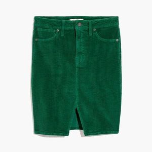 Madewell Corduroy Pegged Skirt